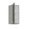 Závěsná kuchyňská skříňka Grey 30 G-72 1F skříňka odolná vůči páře vysoké teplotě a rozlité tekutině