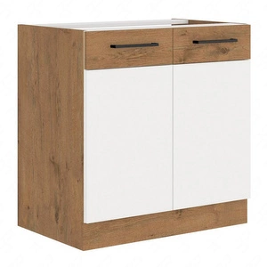 Vento 80 D 2F BB stojatá kuchyňská skříňka s policemi odolná proti páře, teplu a rozlití tekutin