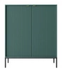 Komoda Lovro 104 cm pastelově zelená Moderní design potěší milovníky osobitých interiérů