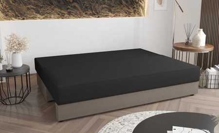 Fogu rozkládací pohovka indická růžová jednoduchá forma pohovky v moderním designu manšestrové čalounění látkové nádoby na lůžkoviny