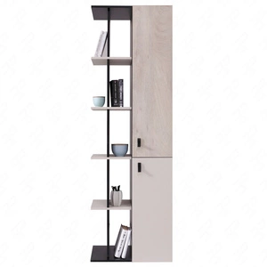 Regál Niko 60 cm černý / dub / béžový ideální do pokoje pro mládež velmi užitečný a má moderní design