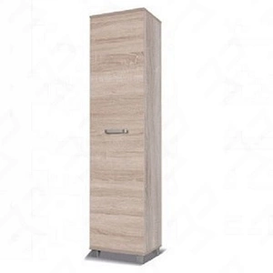 Knihovna s dvířky Maximus 50 cm dub sonoma světlý moderní design nábytku kvalitní zpracování hrany knihovny zakončené speciální dýhou