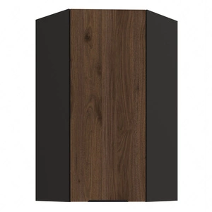 Brianza rohová kuchyňská nástěnná skříňka 60x60 GN-108 1F kovová hrana úchytka skříňka odolná proti vlhkosti a poškození