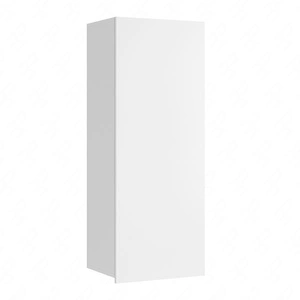 Nástěnná skříňka Apulia 45 cm bílý lesk minimalistický design stylová vitrína do obývacího pokoje jednoduchý design do každého interiéru