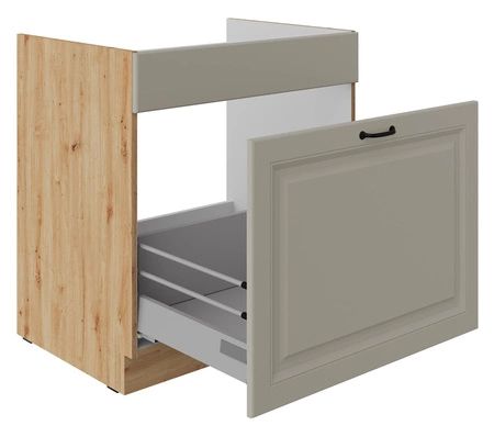 Kuchyňská dřezová skříňka se zásuvkou Delos 80 ZL 1S BB skříňka odolná vůči páře, teplu a rozlitým tekutinám