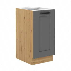 Stojící kuchyňská skříňka s policí Asti 40 D 1F BB skříňka odolná proti rozlití páry a vysokým teplotám