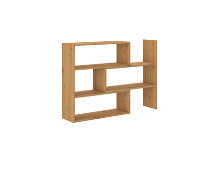 Nízká knihovna Carl dub artisan ideální knihovna do pracovny nebo pokoje teenagera s možností rozšíření