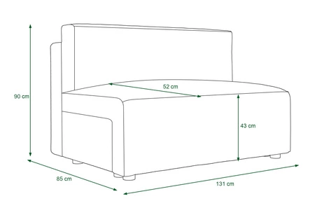 Rozkládací pohovka Brandon hnědá moderní design a široká funkčnost tkaniny s výrazným smyčkovým povrchem