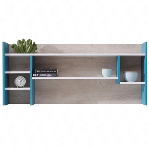 Nástavec na psací stůl Niko bílý / dub / mramor moderní a praktický funkční nábytek do pokoje pro mládež