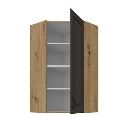 Závěsná rohová kuchyňská skříňka Style 60x60 GN-108 1F skříň odolná proti páře vysoké teplotě a rozlité kapalině