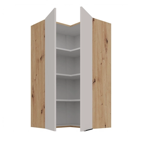 Soela 60x60 GN-108 2F rohová kuchyňská nástěnná skříňka kovová hrana úchytka skříňka odolná proti vlhkosti a poškození