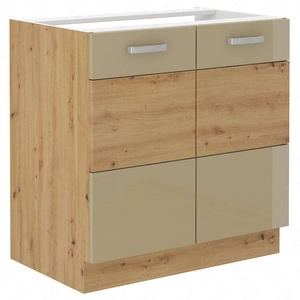 Kuchyňská dřezová skříňka Arton 80 ZL 2F BB skříňka odolná proti páře, rozlití a teplu