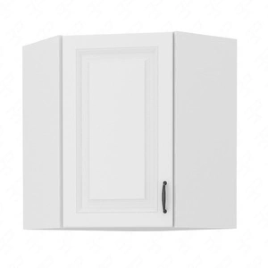 Závěsná rohová kuchyňská skříňka Snow 60x60 GN-72 1F skříň odolná proti páře vysoké teplotě a rozlité kapalině