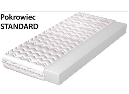 Kapesní matrace Superking Standard 140x200 cm 7 zón tvrdosti hypoalergenní každá pružina umístěna v samostatné materiálové kapse