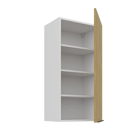 Kuchyňská nástěnná skříňka Cremona 45 G-90 1F s kovovou hranou úchytky odolná proti vlhkosti a poškození skříňky