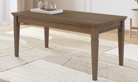 Konferenční stolek Evora 110 cm dub dunin potěší milovníky výrazných interiérů vizuálně atraktivním a funkčním vzhledem