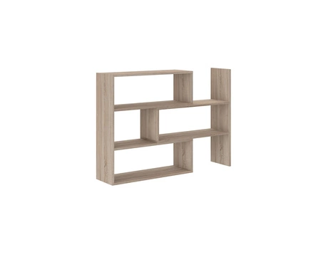 Knihovna Carl nízký dub sonoma light ideální knihovna do kanceláře, pracovny nebo pokoje teenagera s možností rozšíření