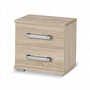 Noční stolek se zásuvkami Maximus dub sonoma světlý funkční kus nábytku do ložnice nebo pokoje pro mládež