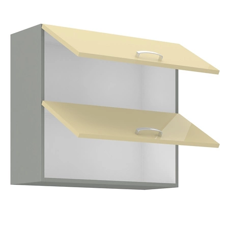 Závěsná kuchyňská skříňka Karmen 80 GU-72 2F skříň odolná proti páře vysoké teplotě a rozlité kapalině