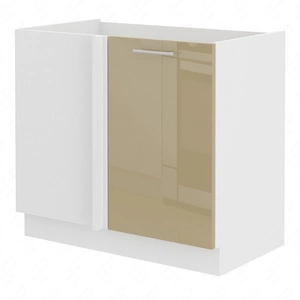 Rohová kuchyňská linka Nalo 105 ND 1F BB levá skříňka odolná proti páře, rozlití a teplu