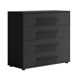 Komoda Maxione 99 cm černá minimalistický design klasický tvar ideální komoda do obývacího pokoje nebo obývacího pokoje