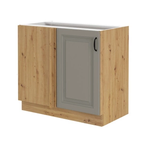 Přídavná rohová kuchyňská linka Delos 105 ND 1F BB levá skříň odolná proti páře vysoké teplotě a rozlité kapalině