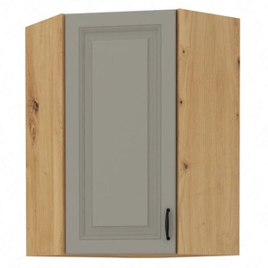 Závěsná rohová kuchyňská skříňka Delos 60x60 GN-90 1F skříň odolná proti páře vysoké teplotě a rozlité kapalině