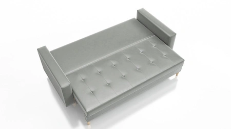 Vaso rozkládací pohovka láhev zelená pohodlná pohovka do obývacího pokoje skandinávský styl dřevěné vysoké nohy kontejner na lůžkoviny