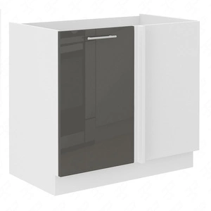 Milo 105 ND 1F BB pravá rohová kuchyňská skříňka odolná proti páře, rozlitým tekutinám a teplu