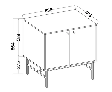 Nábytek Kioto III béžový stylový designový nábytek do obývacího pokoje elegantní nábytek podepřený zlatým kovovým rámem jemné úchytky