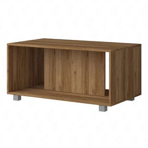 Konferenční stolek Maximus 100 cm dub catania moderní designový nábytek hrana stolku je upravena speciální dýhou ABS