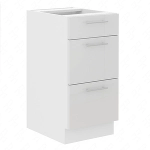 Lumia 40 D 3S BB stojící kuchyňská skříňka se zásuvkami, odolná proti polití a teplu