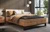 Postel Halle S 140x200 dub wotan stylový design stabilní postel do ložnice se zajímavým designem univerzální barvy