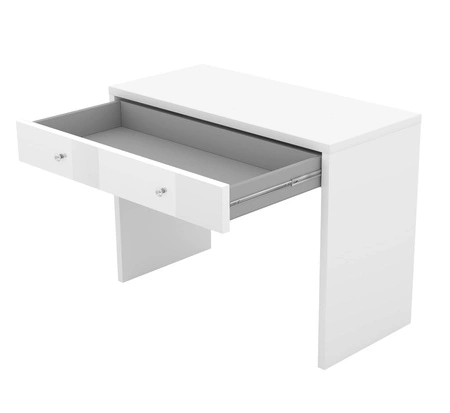 Psací stůl Kamma se zásuvkami bílý stylový a funkční do pracovny nebo do pokoje pro mládež