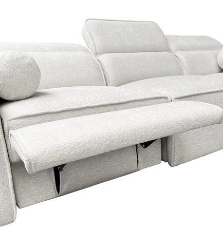 Rohová sedačka s funkcí spaní Viano III Lux zelená levá moderní rohová sedačka do obývacího pokoje s výsuvnou podnožkou kontejner na ložní prádlo