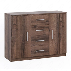 Zásuvková komoda Rico 120 cm dub klášter funkční nábytek v nadčasovém designu ideální do ložnice nebo obývacího pokoje