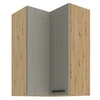 Linosa 60x60 GN-90 2F rohová kuchyňská nástěnná skříňka odolná vůči páře, vysoké teplotě a rozlitým tekutinám