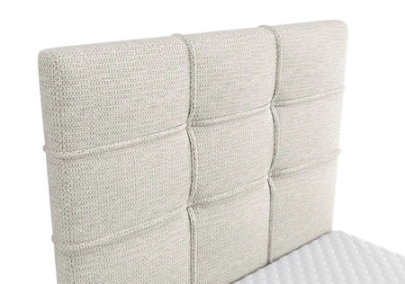 Kontinentální postel Irvine 80x200 šedý jasan Stylová postel s úložným prostorem na lůžkoviny a vysokým čelem zaujme svým elegantním designem