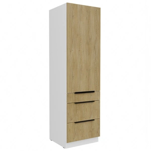 Cremona 60 DKS-210 3S 1F kuchyňská skříňka se zásuvkami odolná proti vlhkosti a poškození kovové hrany úchytek