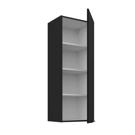 Kuchyňská nástěnná skříňka Black 40 G-108 1F kovová hrana rukojeti odolná proti vlhkosti a poškození skříňky