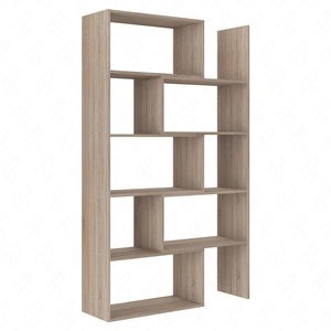 Vysoká knihovna Carl sonoma dub světlý ideální knihovna do kanceláře, pracovny nebo pokoje teenagera s možností rozšíření