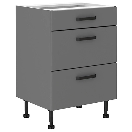 Rohová kuchyňská sestava nábytku Verdi 250x280 cm kuchyňský nábytek odolný proti vlhkosti páře a poškození kovové úchytky