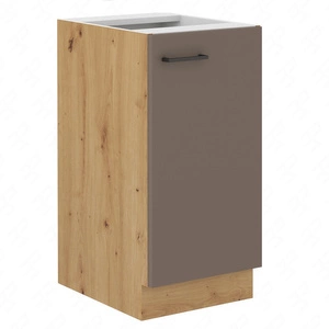 Skříňka s policí Rimini 40 D 1F BB stojící kuchyňská skříňka odolná proti páře, rozlití a teplu