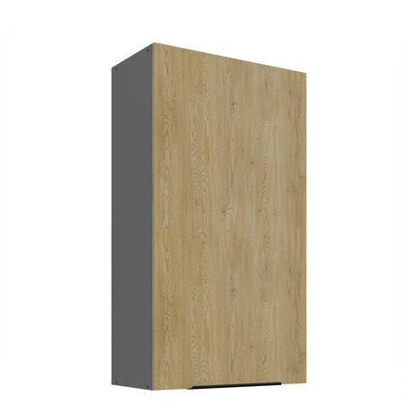 Sada kuchyňského nábytku Corsico 300 cm elegantní kuchyňské skříňky s kovovými hranami úchytek skříňka s nákladním košem