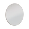 Závěsné zrcadlo Ovalio 100 cm béžové funkční kulaté zrcadlo ideální doplněk toaletního stolku předsíně a ložnice