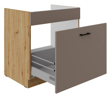 Kuchyňská dřezová skříňka se zásuvkou Rimini 80 ZL 1S BB skříňka odolná proti páře, rozlití a teplu