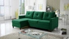 Rohová sedačka s funkcí spaní Terni bottle green levá praktická a funkční rohová sedačka s prostornými nádobami na lůžkoviny