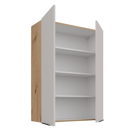 Kuchyňská nástěnná skříňka Soela 80 G-108 2F kovové hrany úchytek odolné proti vlhkosti a poškození skříňky