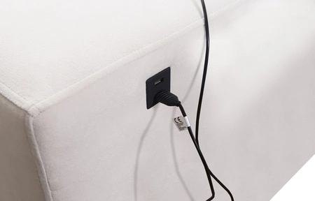 Kelly Sleek VI pohovka na spaní levandulově růžová pravá strana moderní designová rohová pohovka do obývacího pokoje s nastavitelnými opěrkami hlavy