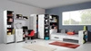 Tablo 5 graphite / enigma nábytková sestava ideální pro dětský nebo teenagerský pokoj v originálním barevném provedení